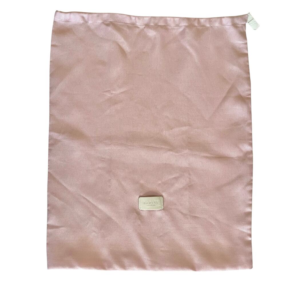 Radley London Pink Drawstring Dust Bag Protective Storage Cover Sleeper 16"x20"